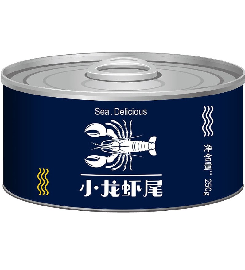 【海鲜罐头】-包装设计